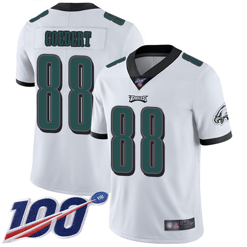Men Philadelphia Eagles 88 Dallas Goedert White Vapor Untouchable NFL Jersey Limited Player Season